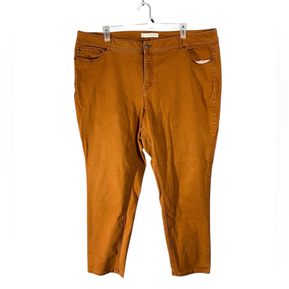 Cato Plus Orange Jeans skinny ankle 24W